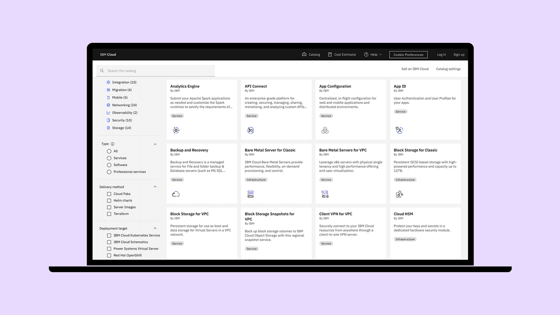 App icons in-product, IBM Security