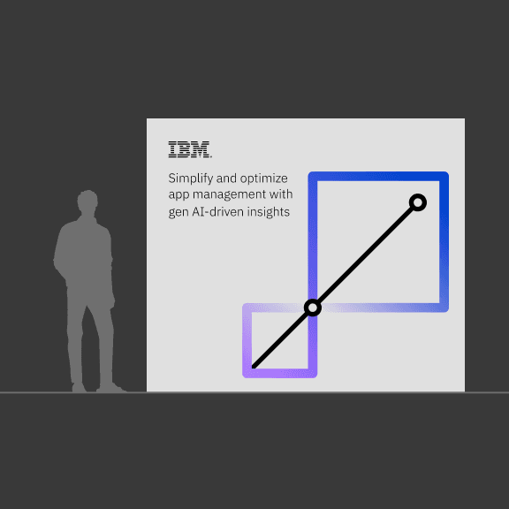 Expressive pictogram as hero graphic